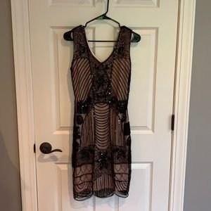 Roaring 20s flapper dress